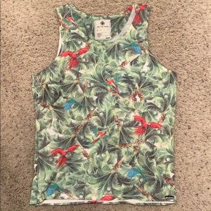 Mens tropical tank top